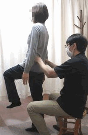 検査・姿勢確認